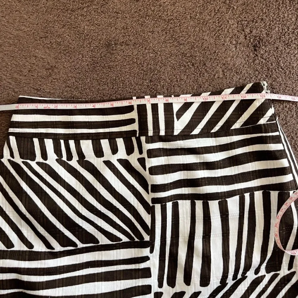 NWT Ann Taylor Petite Striped Mini Pencil Skirt